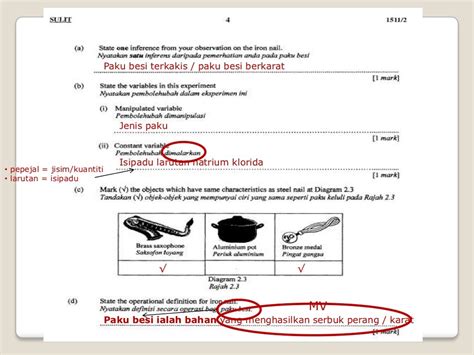 Cara Menjawab Soalan Sains Tingkatan 1 Image