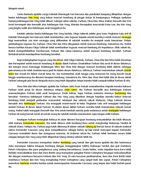 Contoh Jawapan Novel Komander Caucasus Image