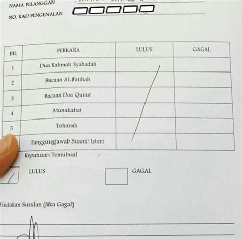 Soalan Interview Hantar Borang Nikah Image